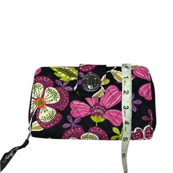 Vera Bradley Turn Lock Wallet Clutch "Pirouette Pink" Retired Pattern NWOT! - Picture 7 of 7